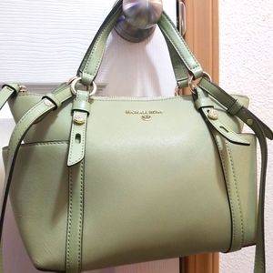 Michael kors Sage green crossbody handbag